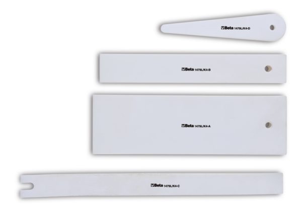 ​4 wrecking bars for jobs on  dashboards and delicate parts