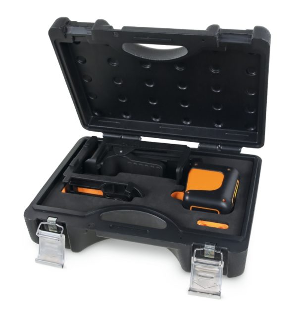 ​Cross laser level,  30 metres, green beam, with magnetic base and wall-mount bracket, in case - Image 5