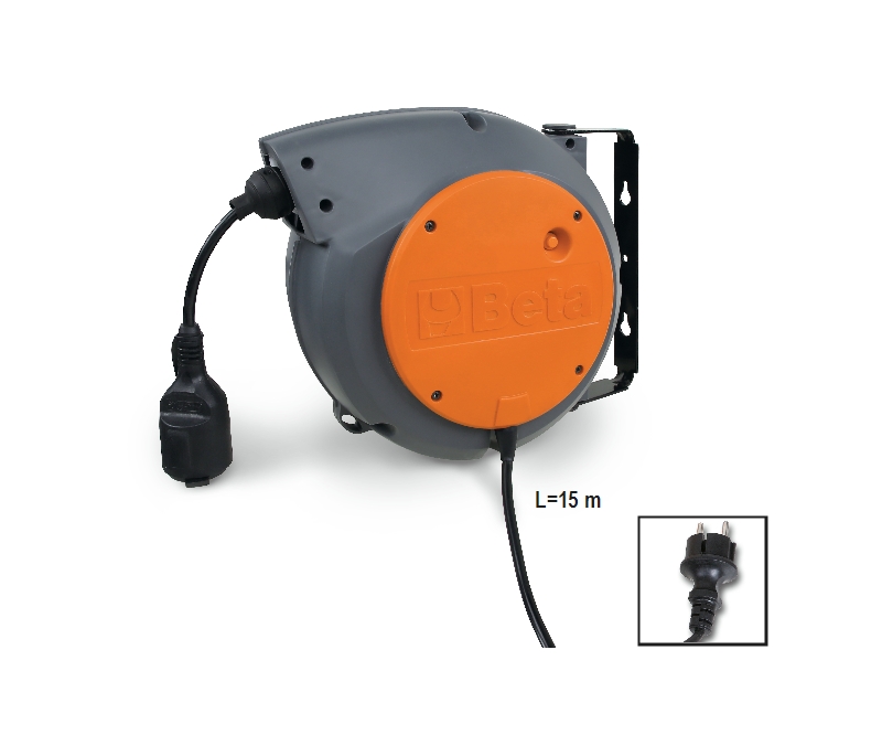 ​Automatic cable reel, with 3Gx1.5 mm² cable and SCHUKO type socket category image