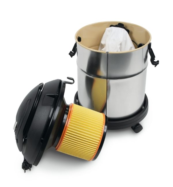 ​Solid and fluid vacuum cleaner, 20 l, stainless steel drum - Image 2