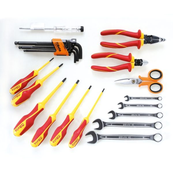 Folding tool case with assortment of 24 tools, for electricians - Image 3
