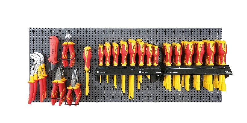 ​Assortment of 90 tools, with hooks without panel category image