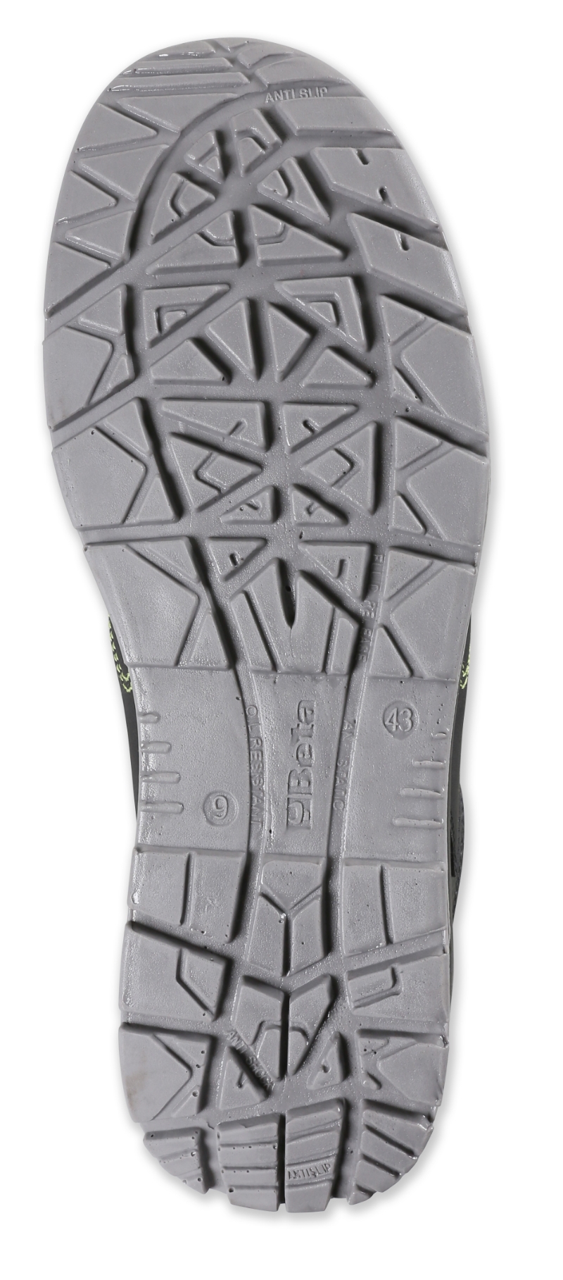 Suede shoe, perforated, with microfibre reinforcement in heel area