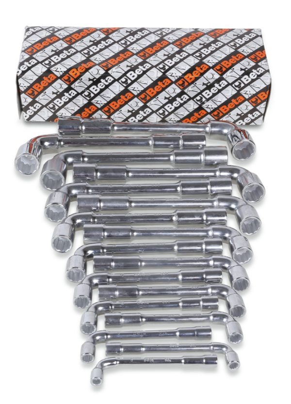 Set of 17 double ended hexagon/bi-hex offset socket wrenches (item 932)