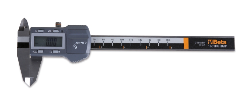 ​Digital vernier,  reading to 0.01 mm,  degree of protection IP67 category image