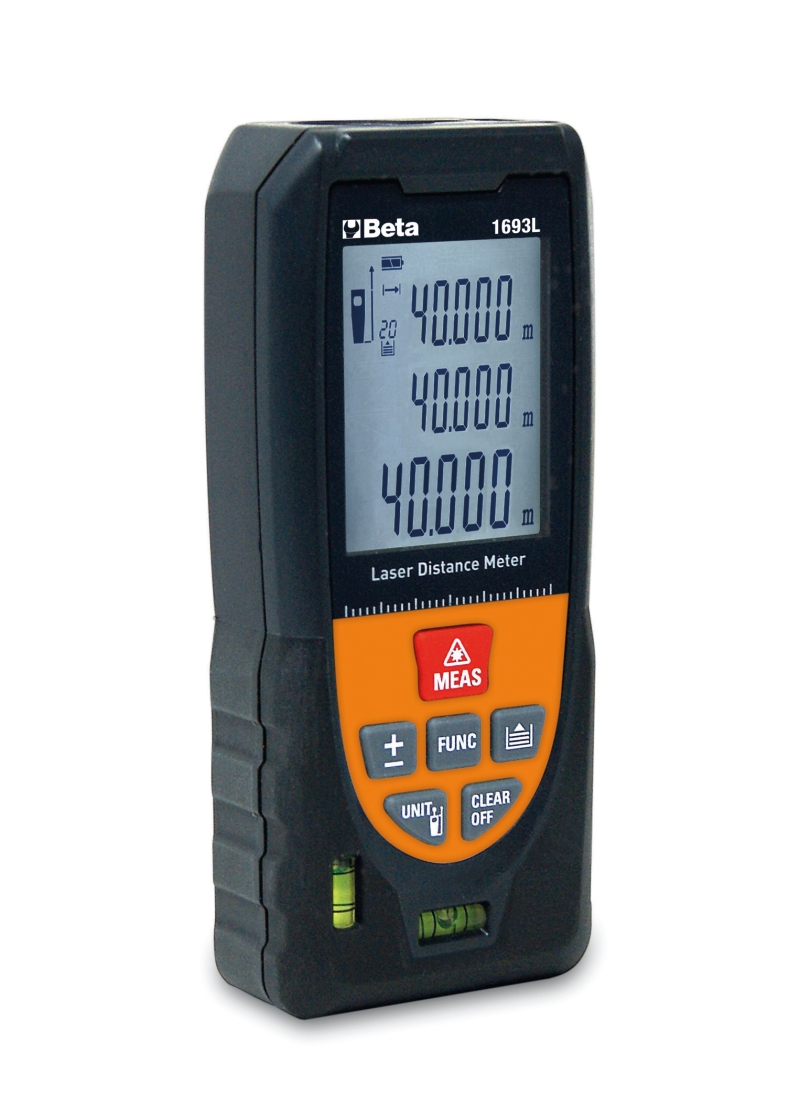 Laser distance meter, multipurpose, 40 m, with positioning levels category image