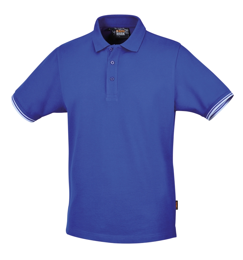 ​Three-button polo shirt, 100% cotton, 200 g/m2, light blue category image