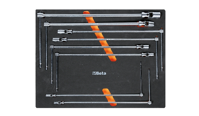 EVA foam tray with T-handle wrenches with swivelling hexagon sockets category image